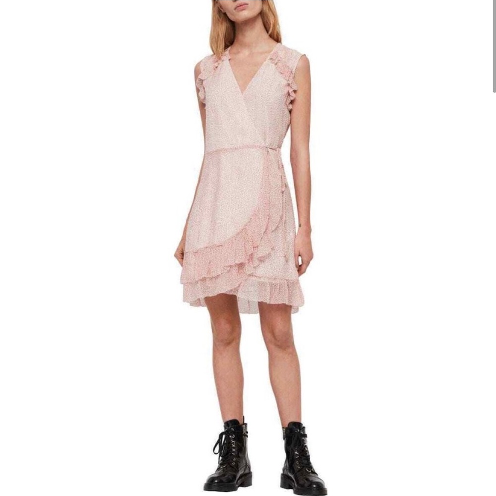 LAST HOURS OR WILL BE DONATED!
ALL SAINTS wrap dress
